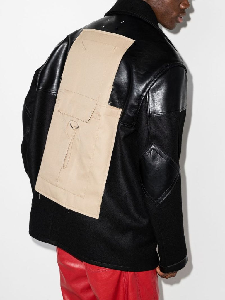 Back Patch Wool Jacket