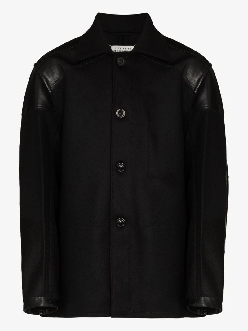 Back Patch Wool Jacket