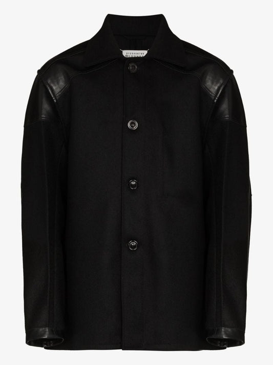 Back Patch Wool Jacket