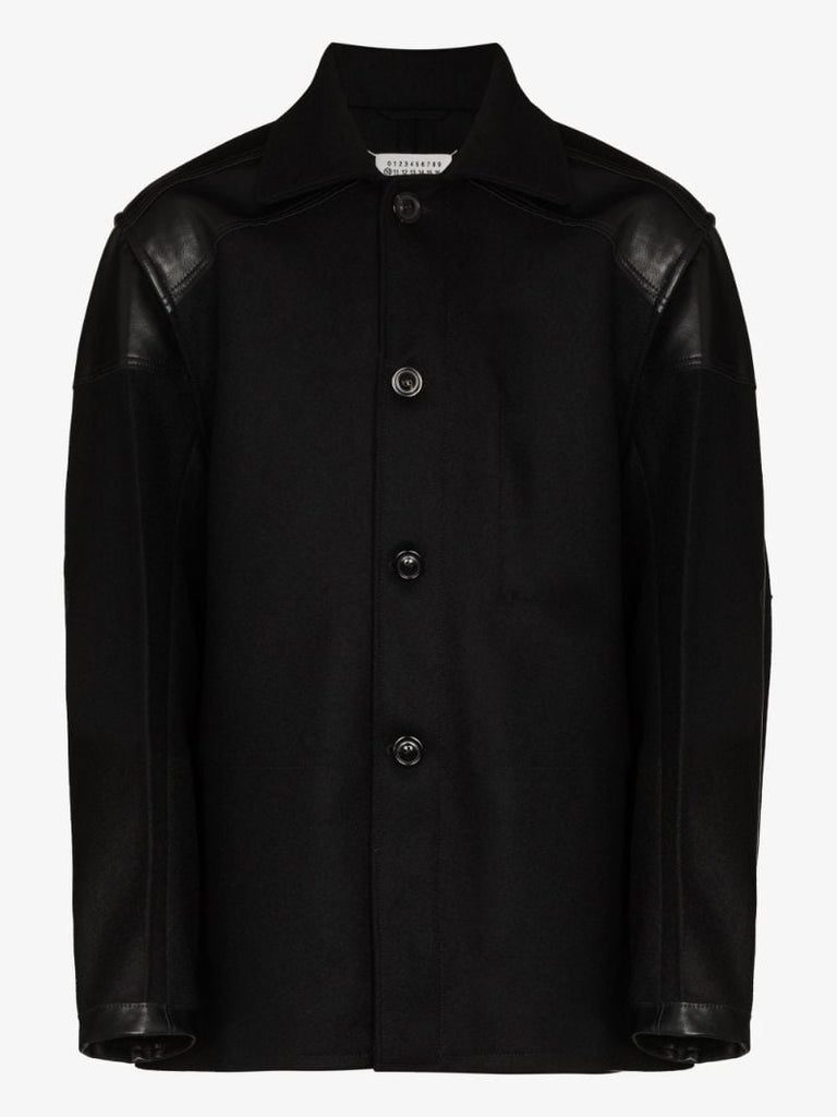 Back Patch Wool Jacket