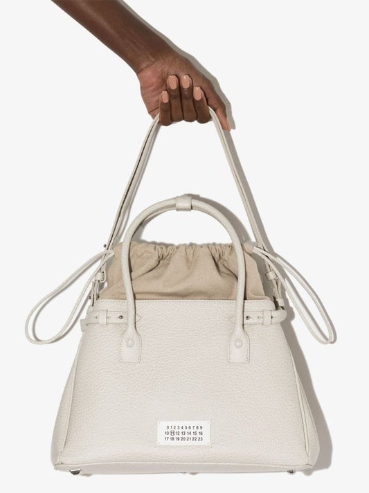 Neutral 5ac Medium Leather Tote Bag