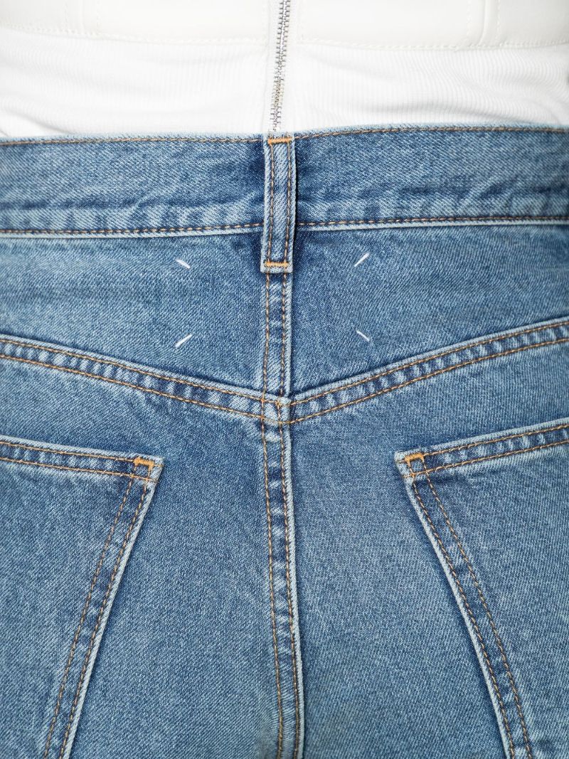 High Waist Straight Leg Jeans