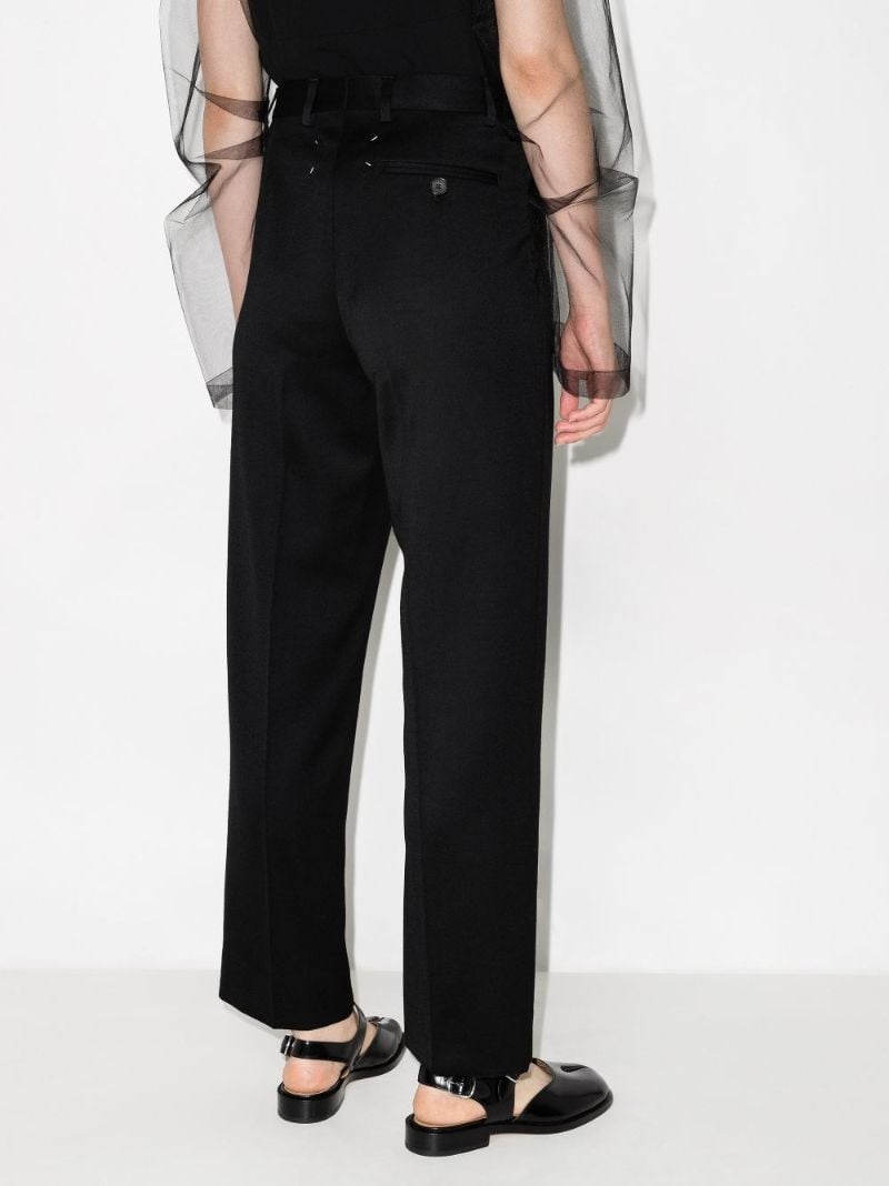Cropped Wool Trousers