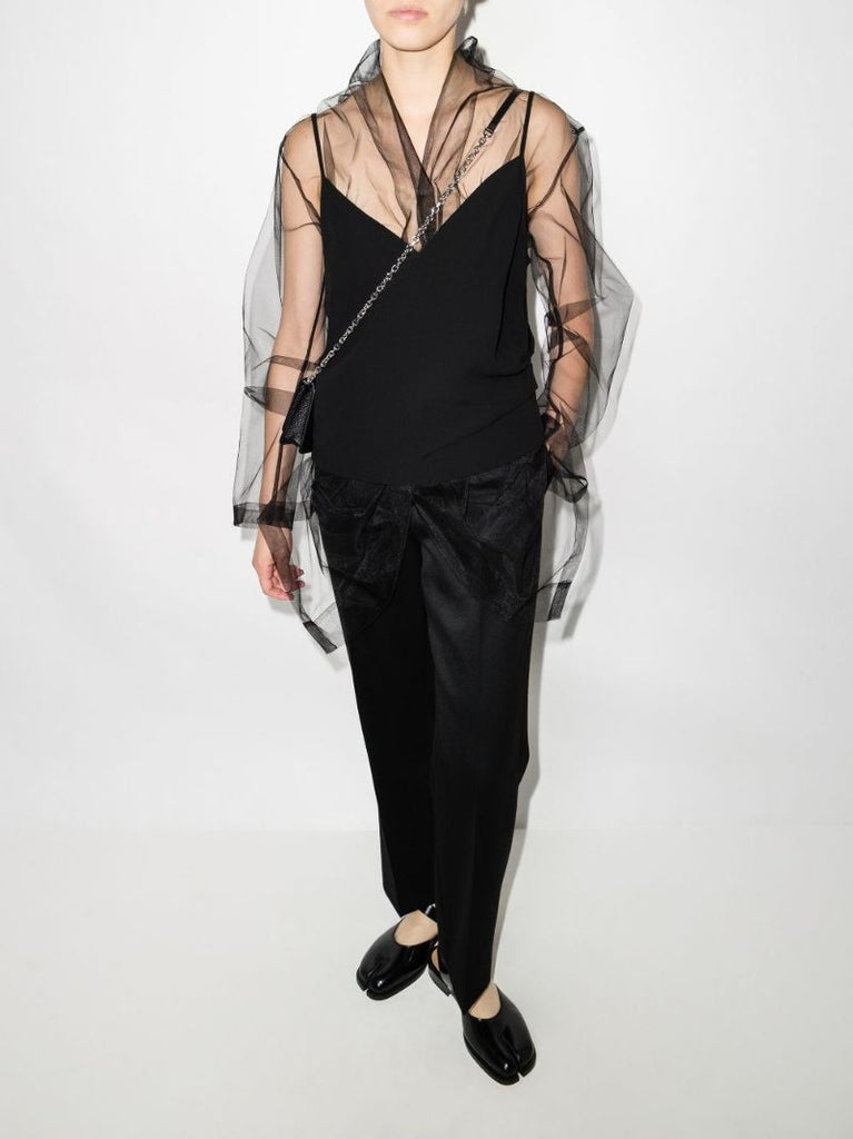 Cropped Wool Trousers