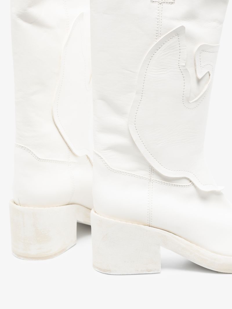 Round-toe Calf-length Boots