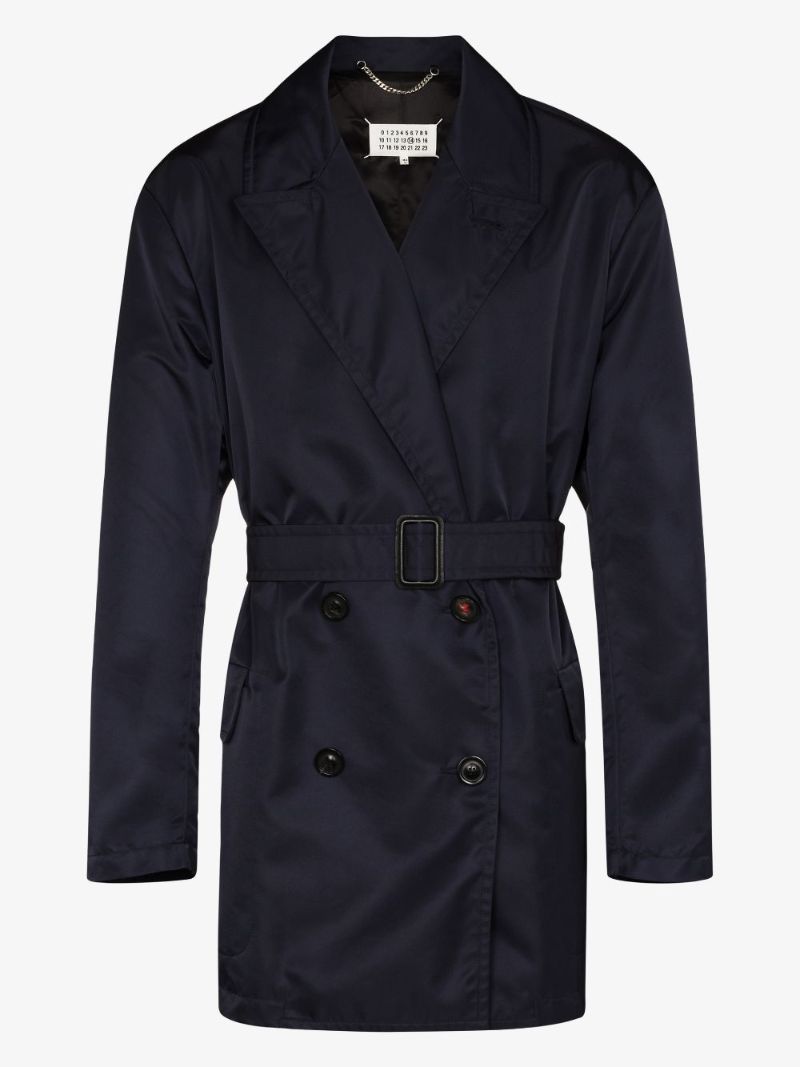 Belted Double-breasted Trench Coat