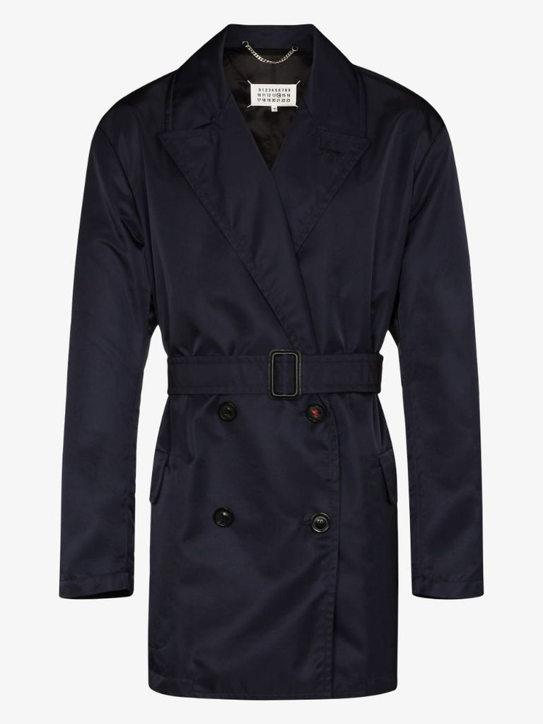 Belted Double-breasted Trench Coat