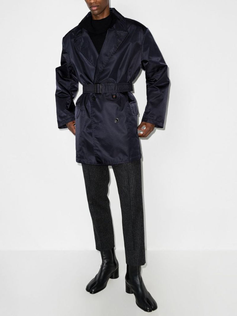 Belted Double-breasted Trench Coat