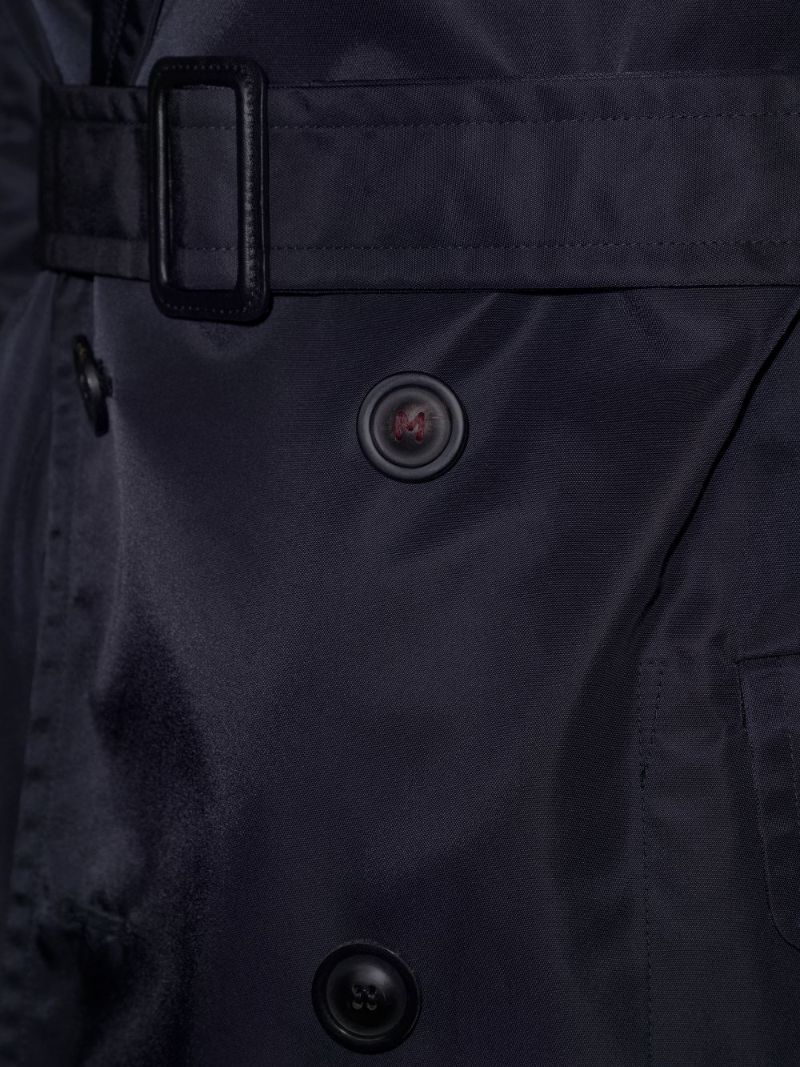 Belted Double-breasted Trench Coat