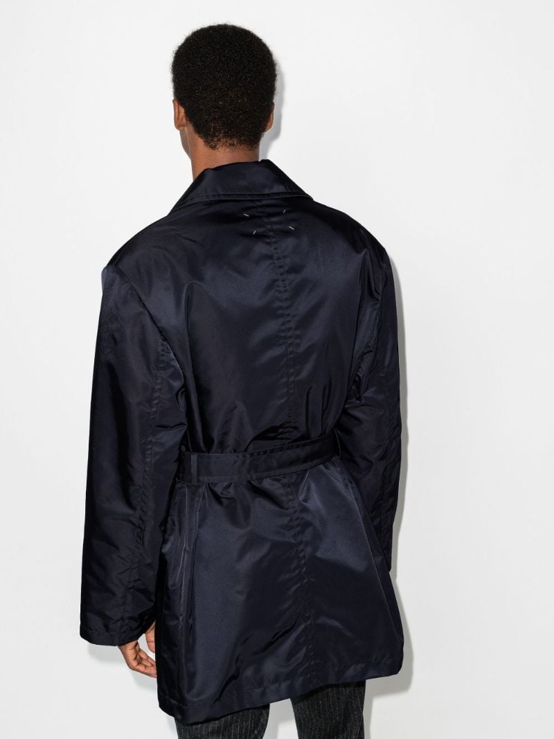 Belted Double-breasted Trench Coat
