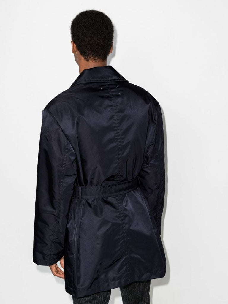 Belted Double-breasted Trench Coat