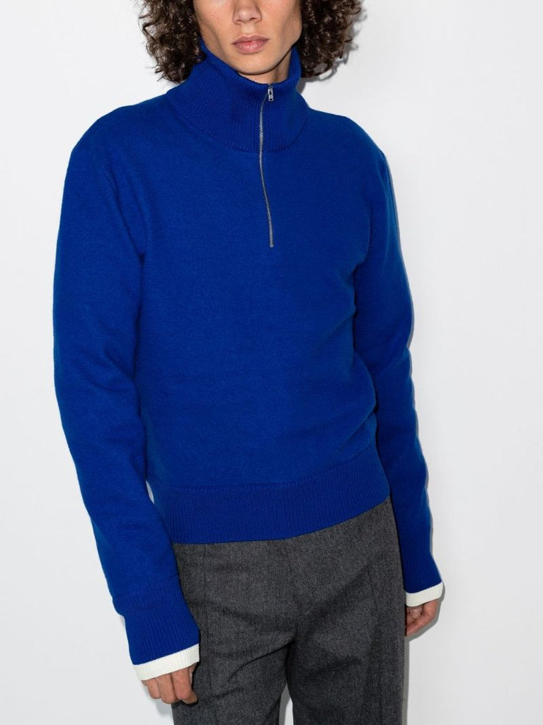 High Neck Wool Sweater