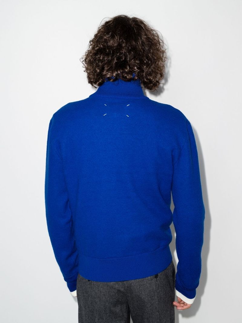 High Neck Wool Sweater