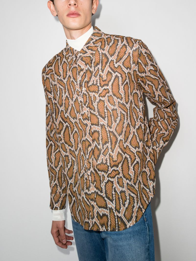 Python Print Cotton Shirt
