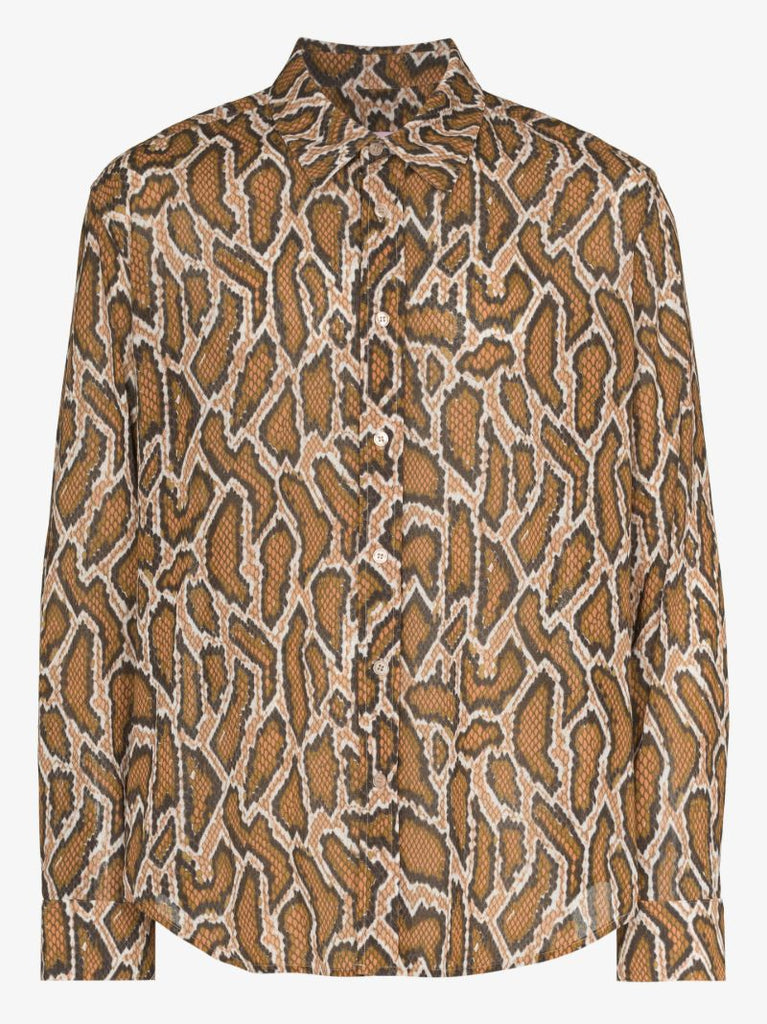 Python Print Cotton Shirt