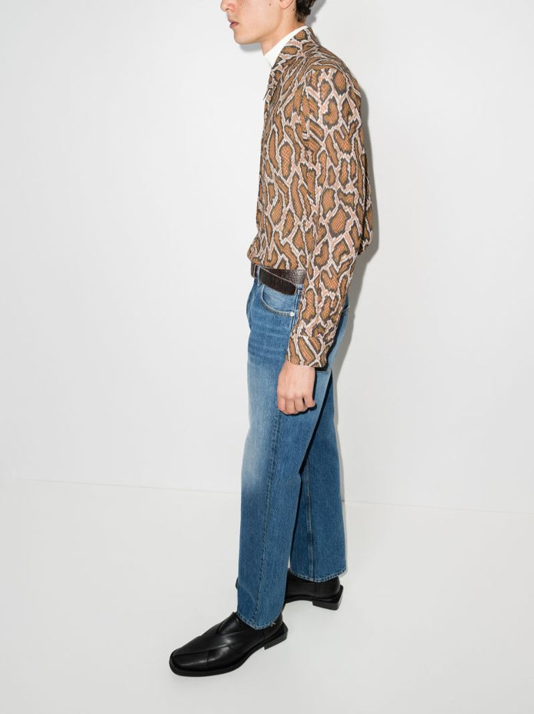 Python Print Cotton Shirt