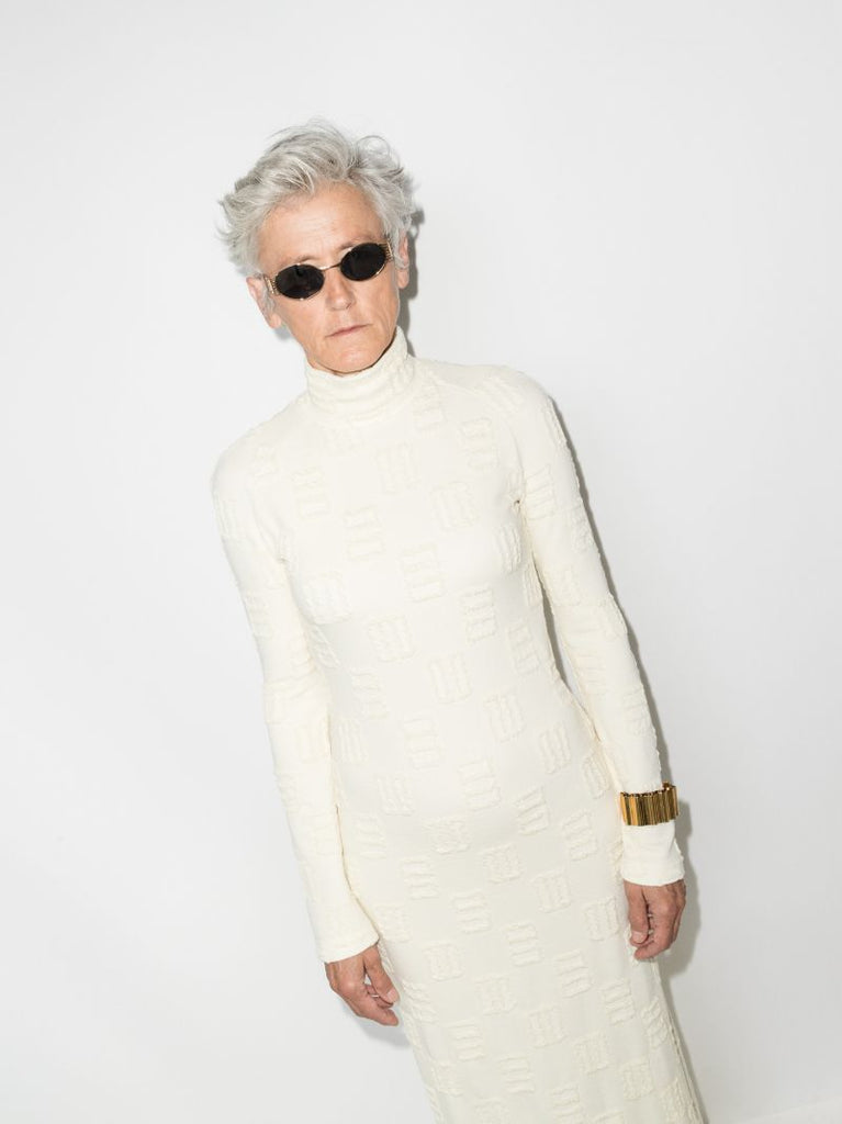 Gold Tone Pam Oval Sunglasses