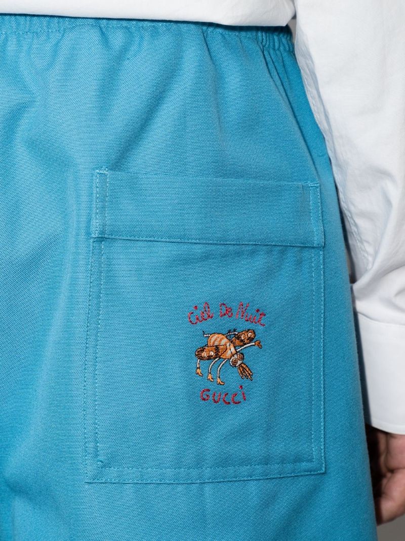 X Freya Hartas Animal Embroidered Shorts
