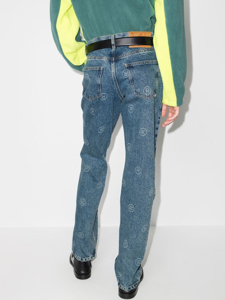 Logo Straight Leg Jeans