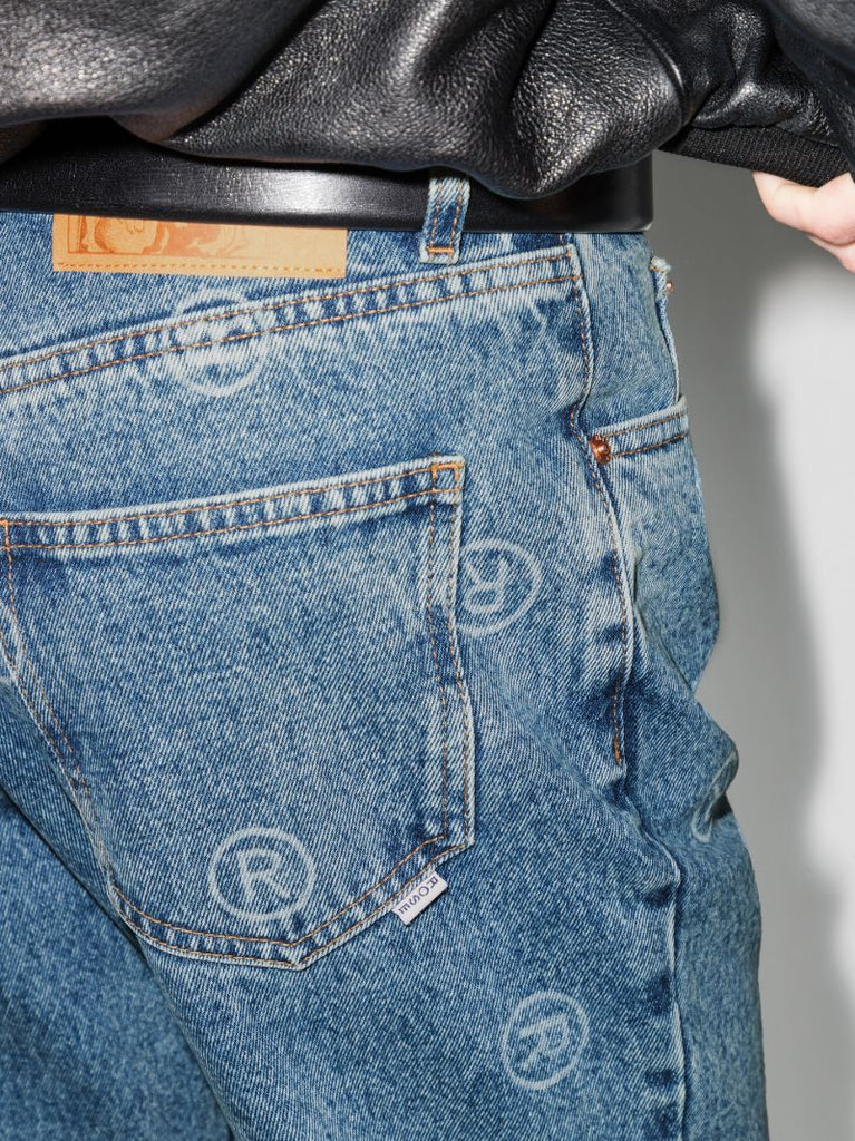 Logo Straight Leg Jeans
