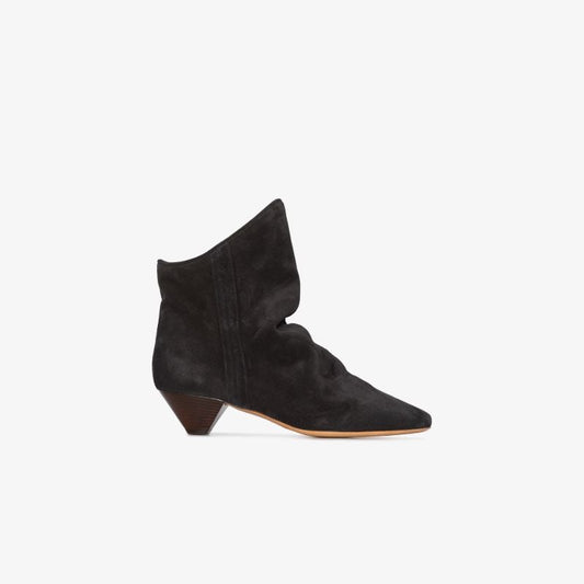 Black Doey 40 Suede Ankle Boots