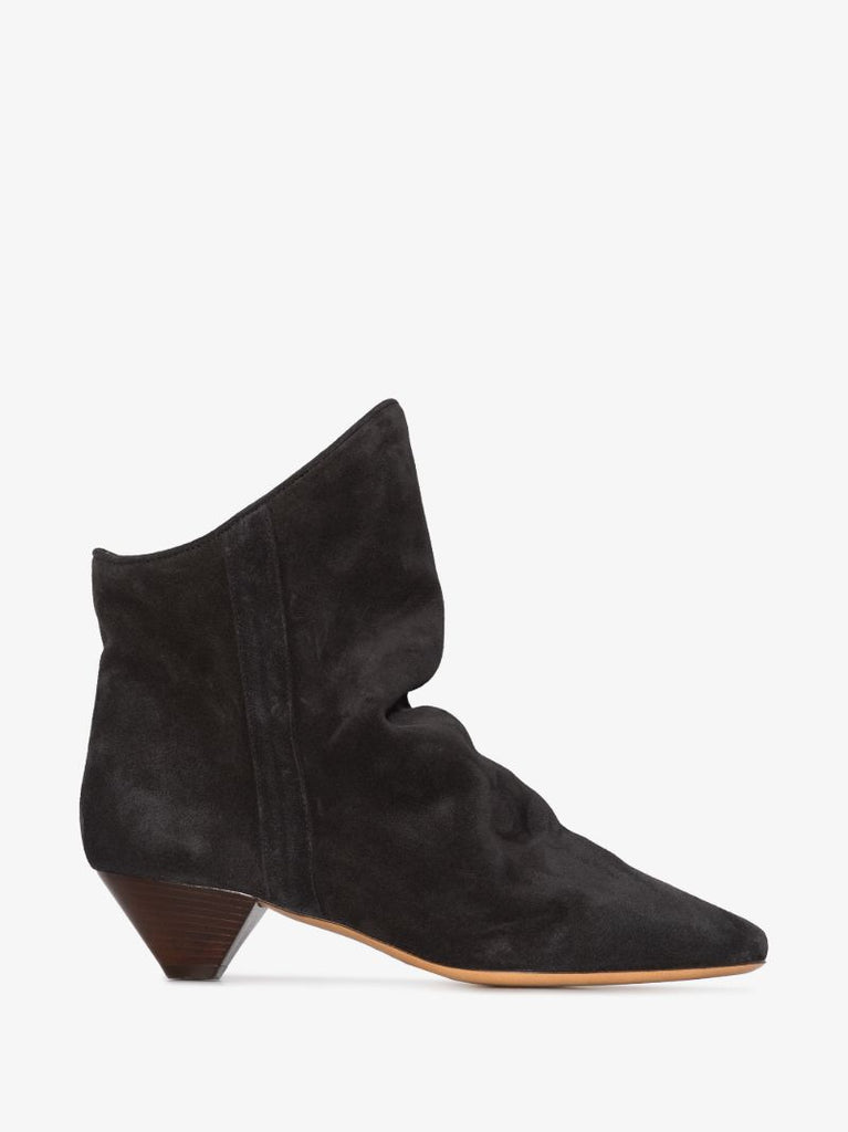 Black Doey 40 Suede Ankle Boots