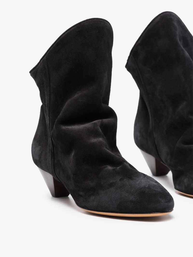 Black Doey 40 Suede Ankle Boots
