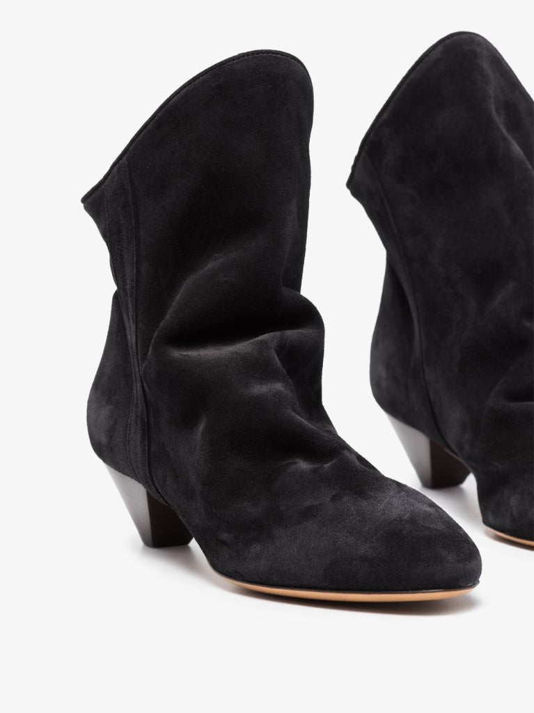 Black Doey 40 Suede Ankle Boots