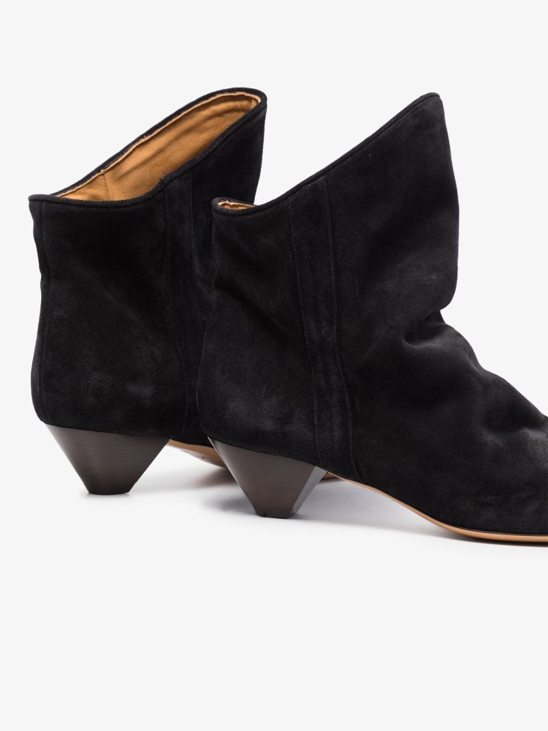 Black Doey 40 Suede Ankle Boots