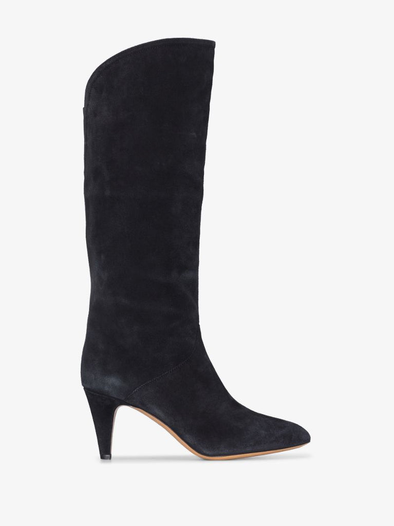 Black Laylis 75 Suede Boots