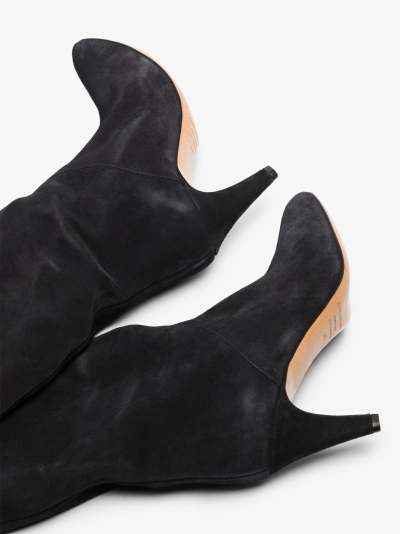 Black Laylis 75 Suede Boots