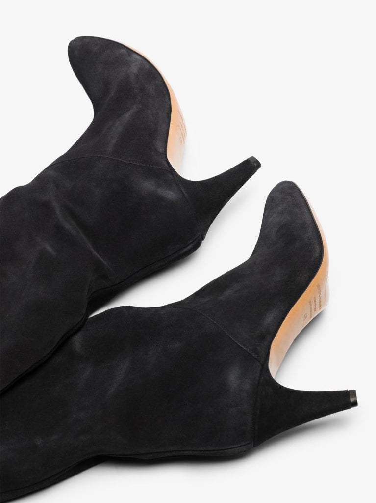 Black Laylis 75 Suede Boots