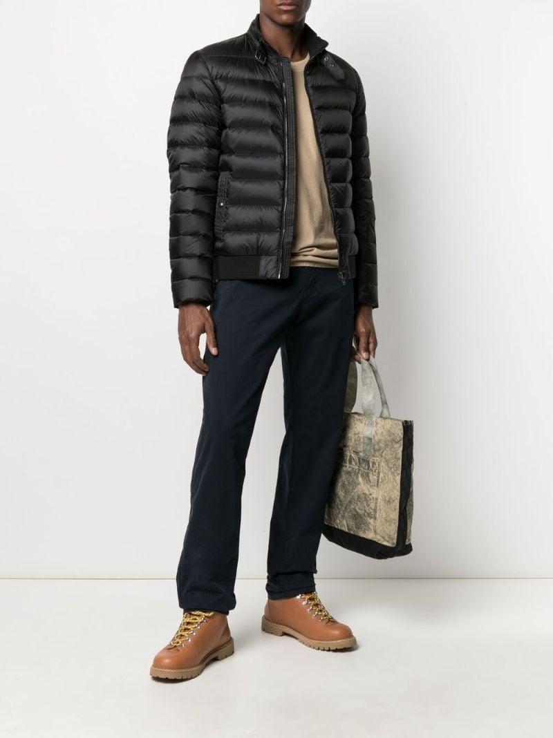 Black Circuit Padded Down Jacket