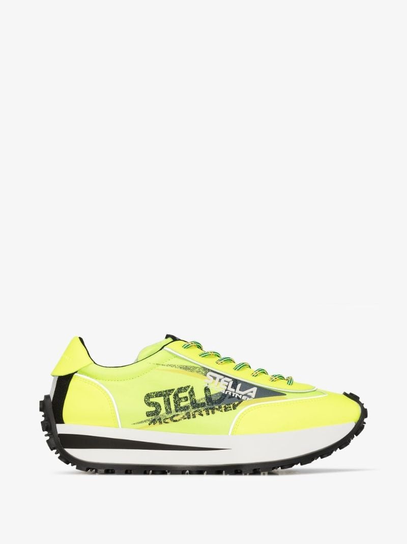 Yellow Reclypse Panelled Sneakers