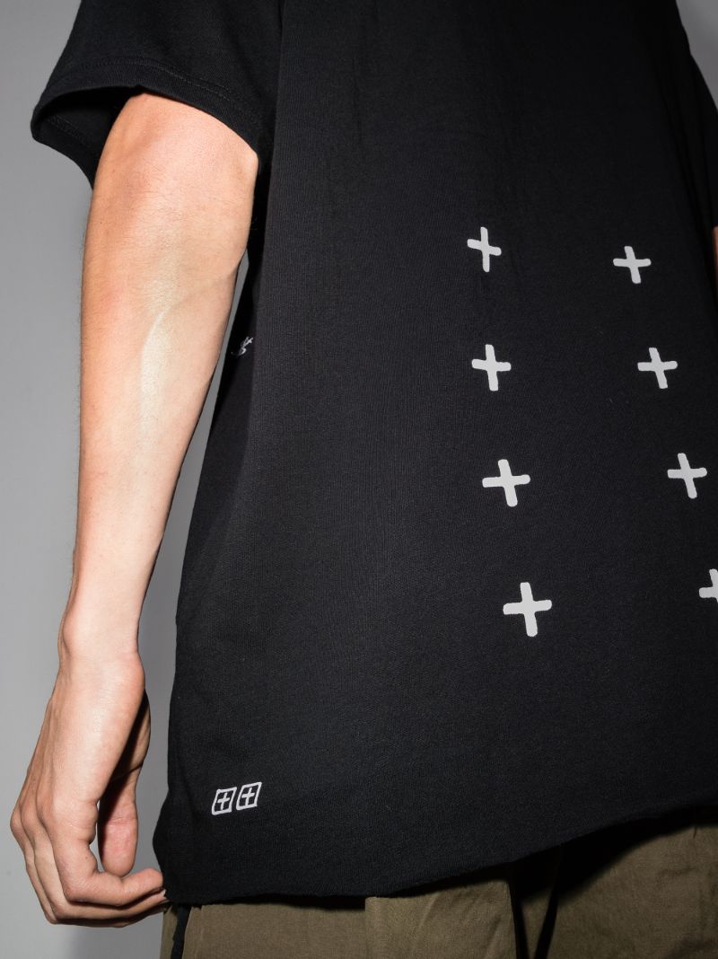 Black 4 X 4 Kross Biggie Printed T-shirt