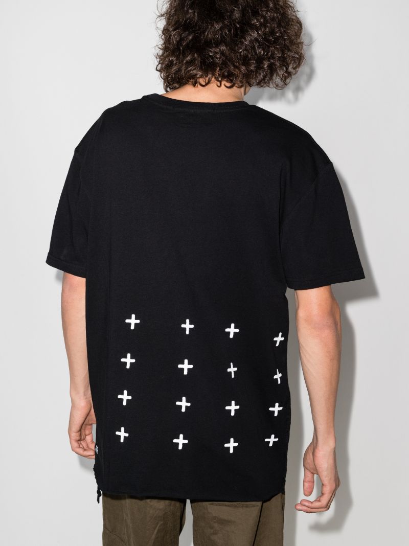 Black 4 X 4 Kross Biggie Printed T-shirt