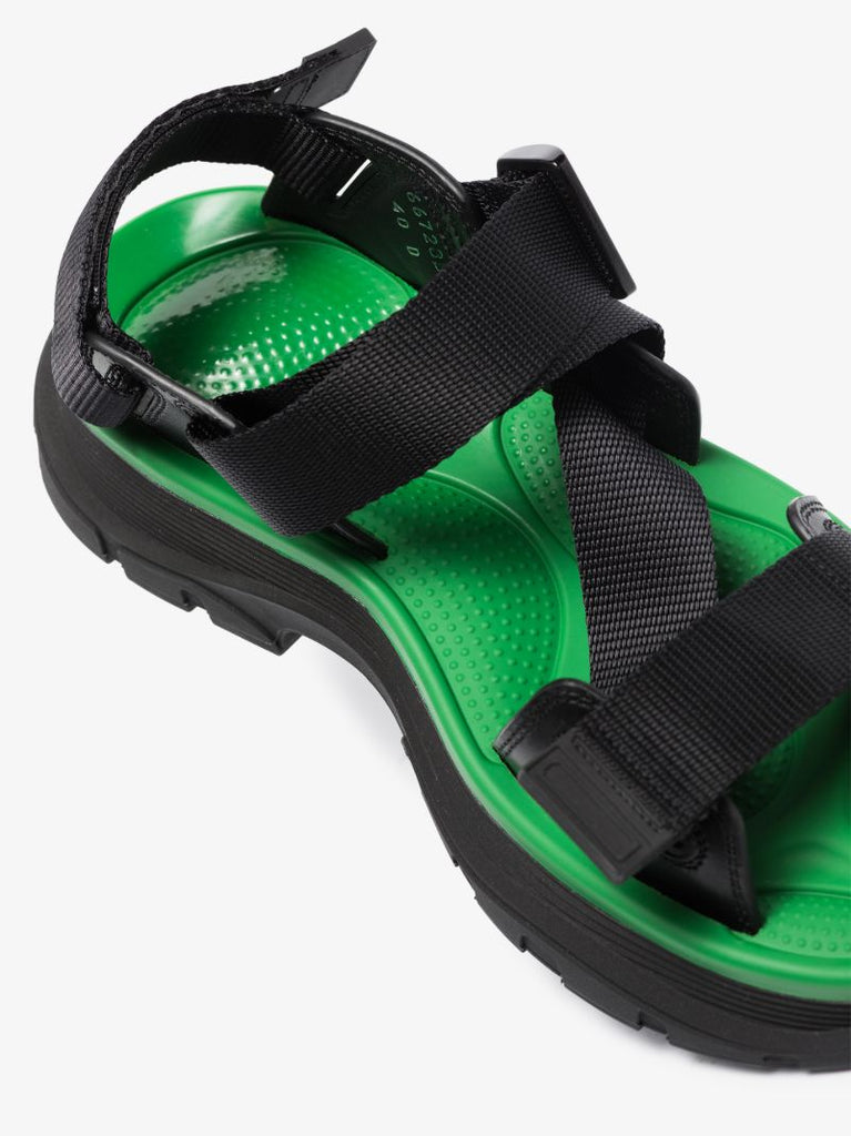 Black Tread Chunky Sandals