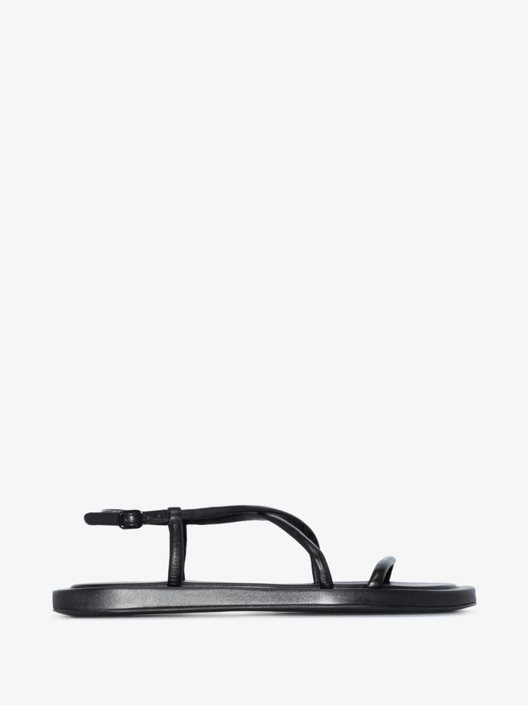 Black Leather Sandals
