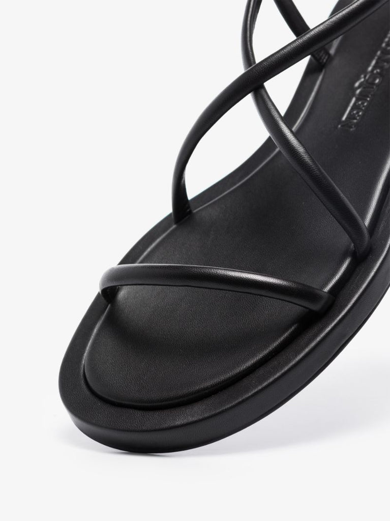 Black Leather Sandals
