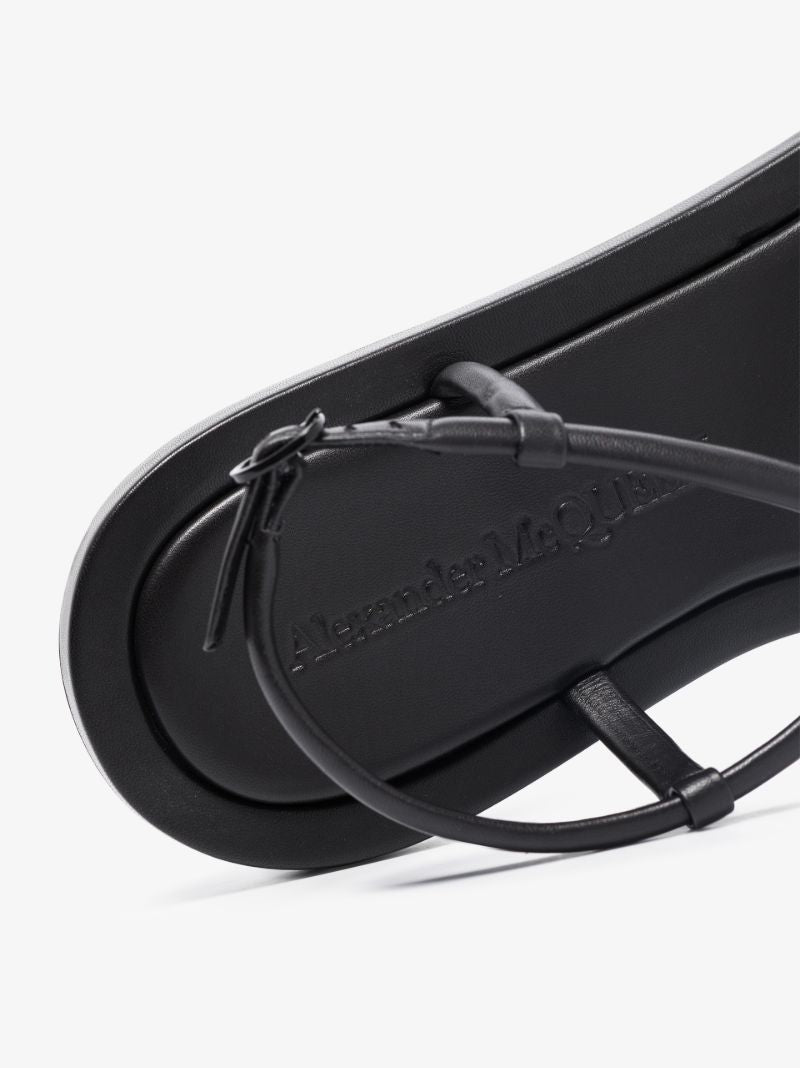 Black Leather Sandals