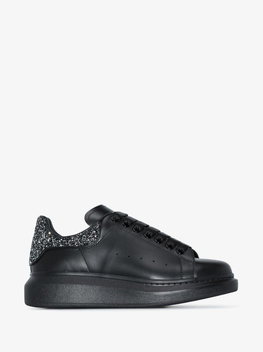 Black Glitter Oversized Sneakers