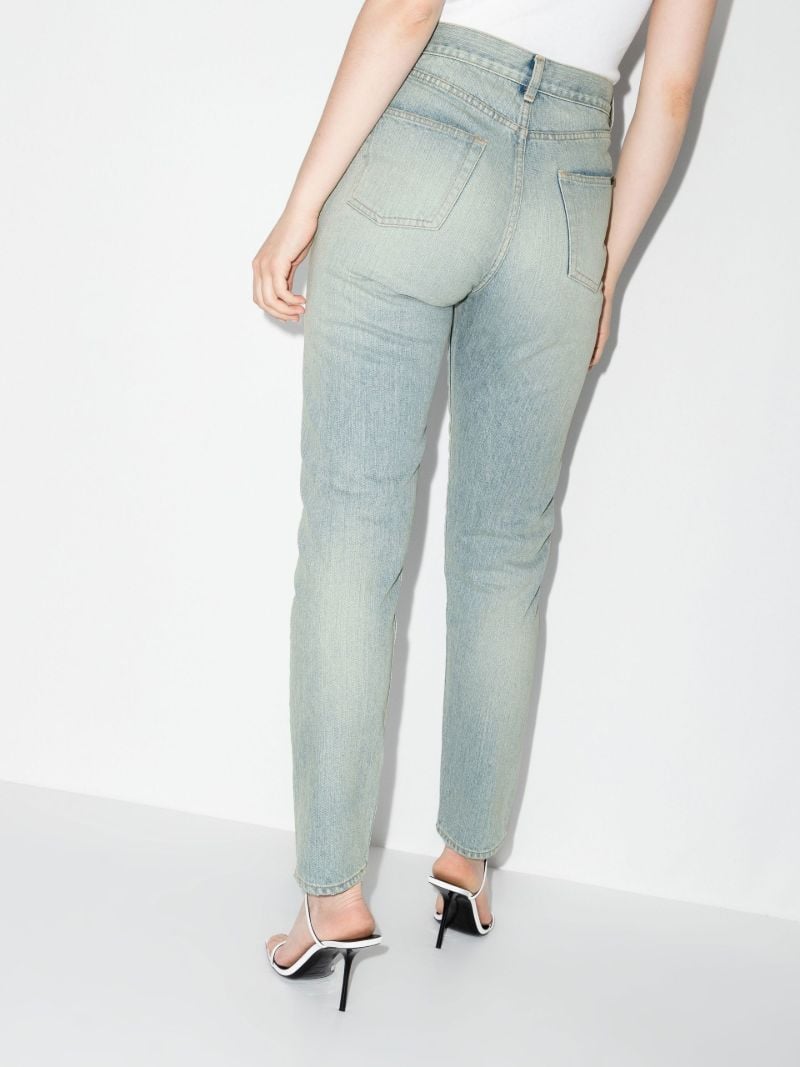 Blue Straight-leg Jeans
