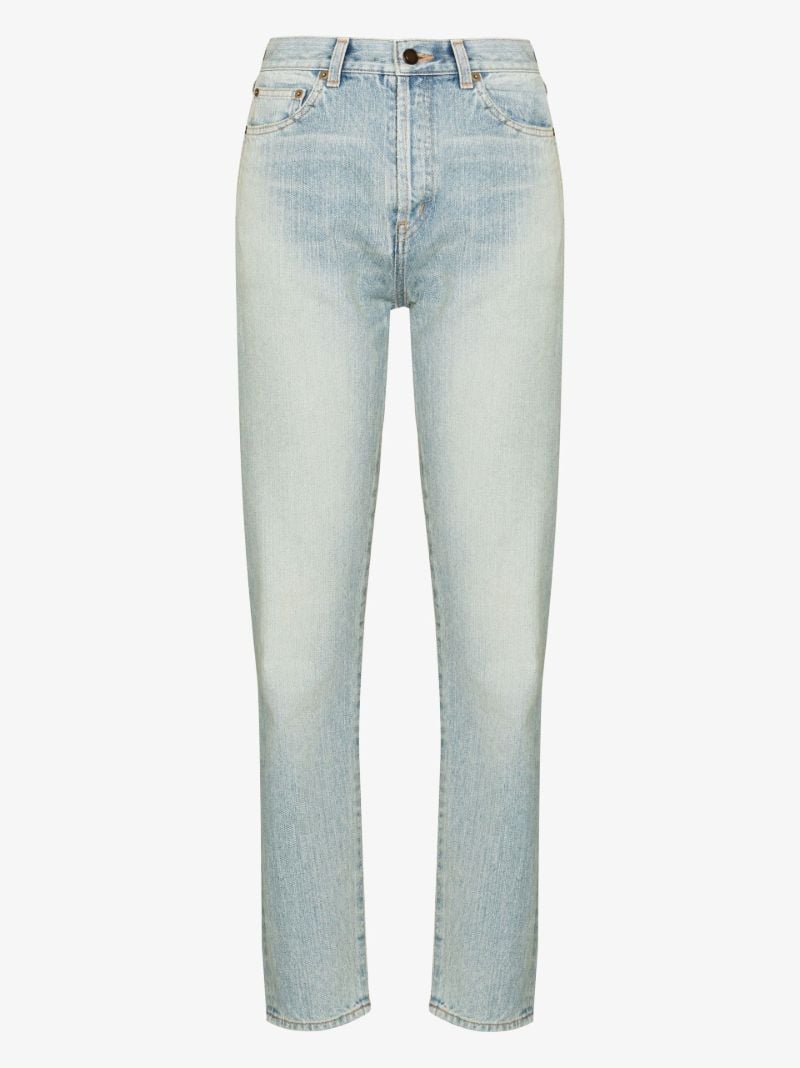 Blue Straight-leg Jeans
