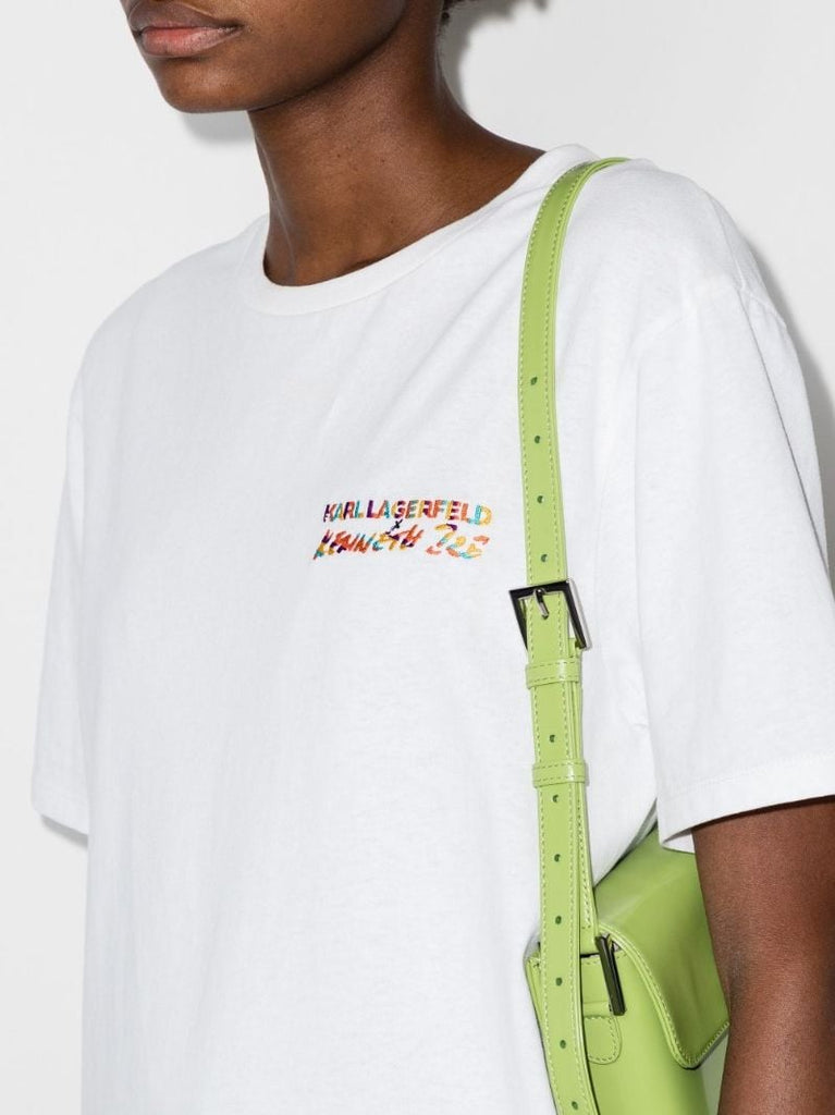 X K/karl Embroidered Logo T-shirt
