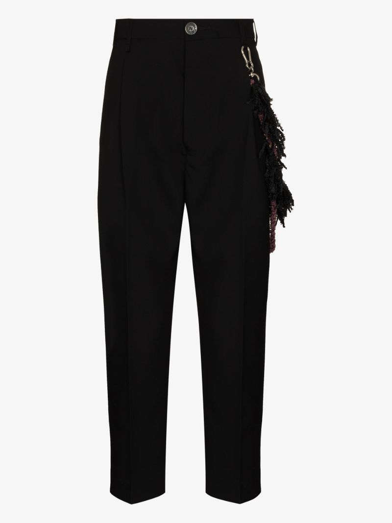 Tapered Cotton Trousers