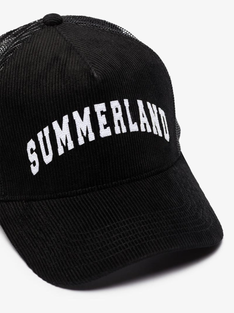 Black Summerland Corduroy Trucker Hat
