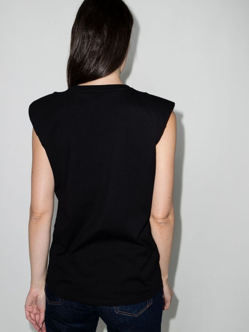 X Karl Lagerfeld Logo Cotton Tank Top