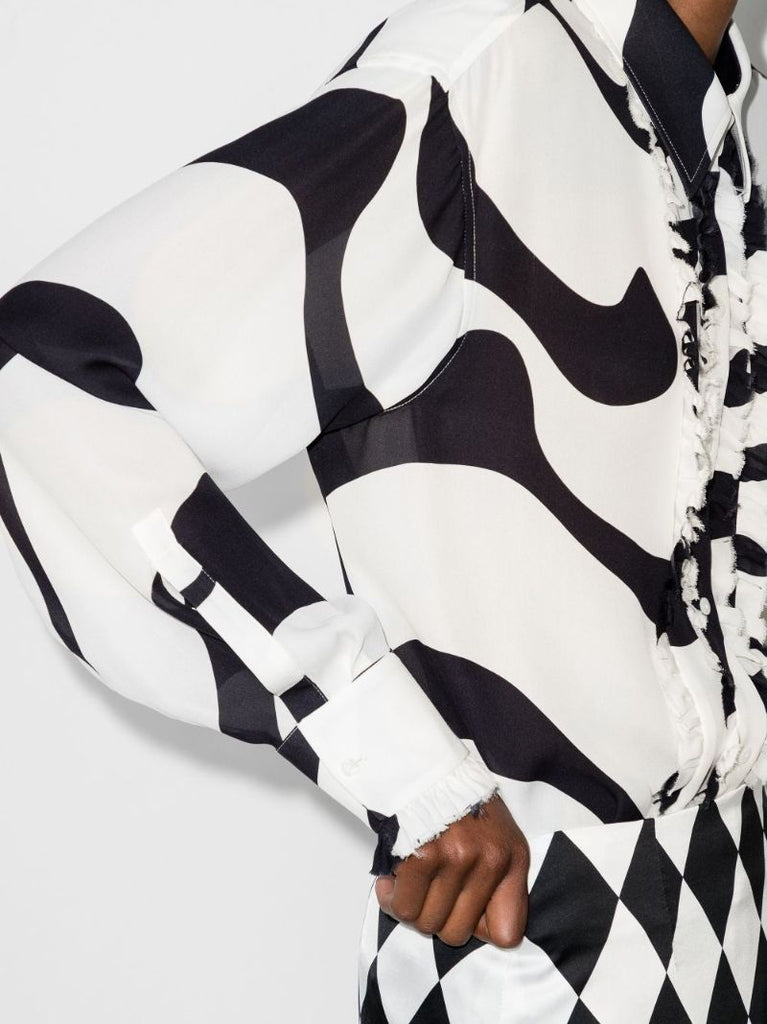 X Karl Lagerfeld Swirl Print Shirt