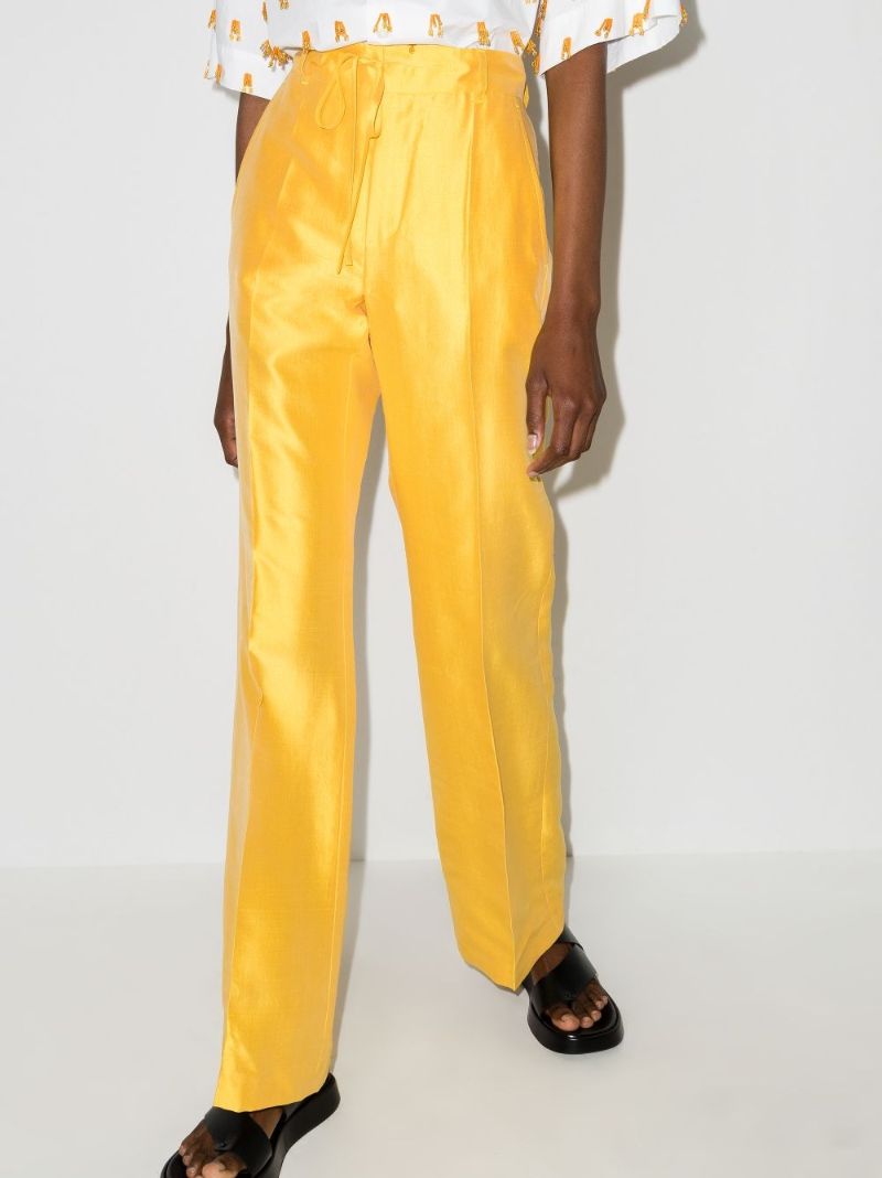 X Karl Lagerfeld Tailored Silk Trousers
