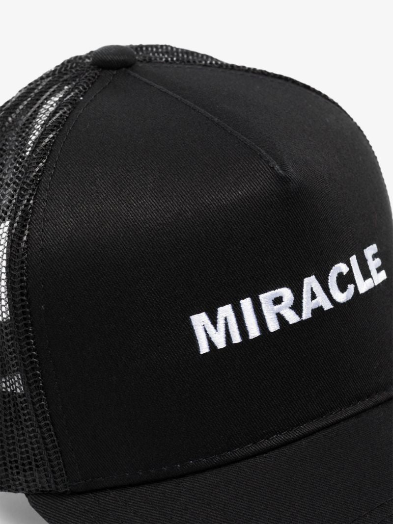 Black Miracle Trucker Cap